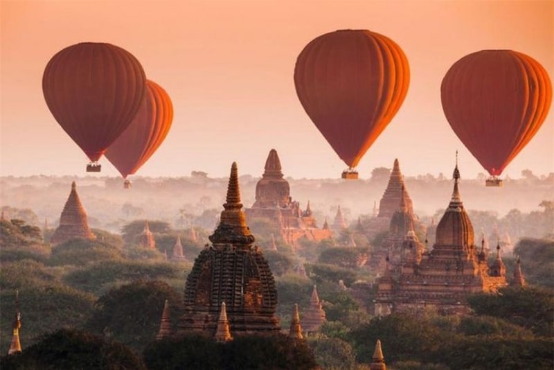 Lễ hội khinh khí cầu Myanmar, Tour khinh khí cầu, Du lịch khinh khí cầu, Vietnam Balloon, Balloon Vietnam